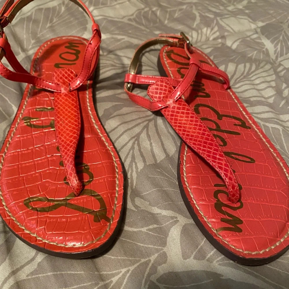 Sam Edelman Gigi orange Sandals - Picture 2 of 8